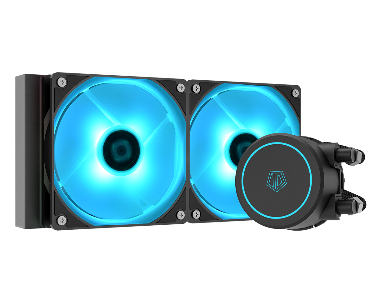 

Жидкостное охлаждение ID-COOLING AURAFLOW X 240 EVO для Socket 115x/2066/2011/2011-3/1200/1700/AM4, 250 Вт, 2x120мм, RGB LED (AURAFLOW_X_240_EVO), AURAFLOW X 240 EVO