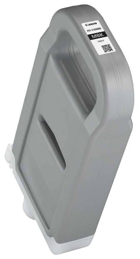 

Картридж струйный Canon PFI-710 MBK (2353C003), матовый черный, оригинальный, объем 700мл, ресурс 250 страниц для iPF TX-2000/3000/4000, PFI-710 MBK