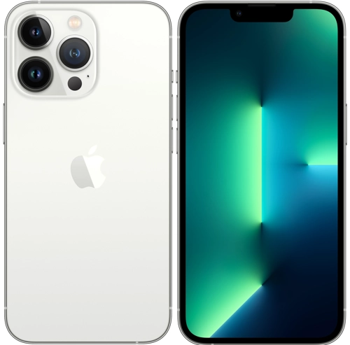 

Смартфон Apple iPhone 13 Pro A2483, 6.1" 2532x1170 OLED, Apple A15 Bionic, 128Gb, 3G/4G/5G, NFC, Wi-Fi, BT, 3xCam, 2-Sim (nano SIM+eSIM), Lightning, iOS 15, серебристый (MLR33LL/A), iPhone 13 Pro A2483