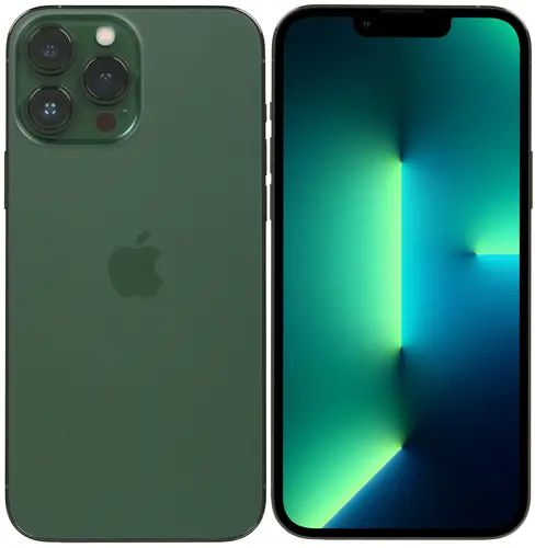 

Смартфон Apple iPhone 13 Pro Max A2645, 6.7" 2778x1284 OLED, Apple A15 Bionic, 256Gb, 3G/4G/5G, NFC, Wi-Fi, BT, 3xCam, 2-Sim (nano SIM+eSIM), Lightning, iOS 15, альпийский зеленый (MND43RK\A), iPhone 13 Pro Max A2645