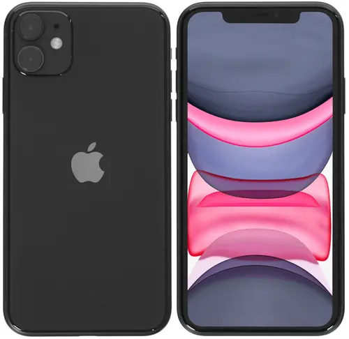 

Смартфон Apple iPhone 11 A2221, 6.1" 828x1792 IPS, Apple A13 Bionic, 64Gb, 3G/4G, NFC, Wi-Fi, BT, 2xCam, Lightning, iOS 13, черный (MHDA3PM/A), iPhone 11 A2221