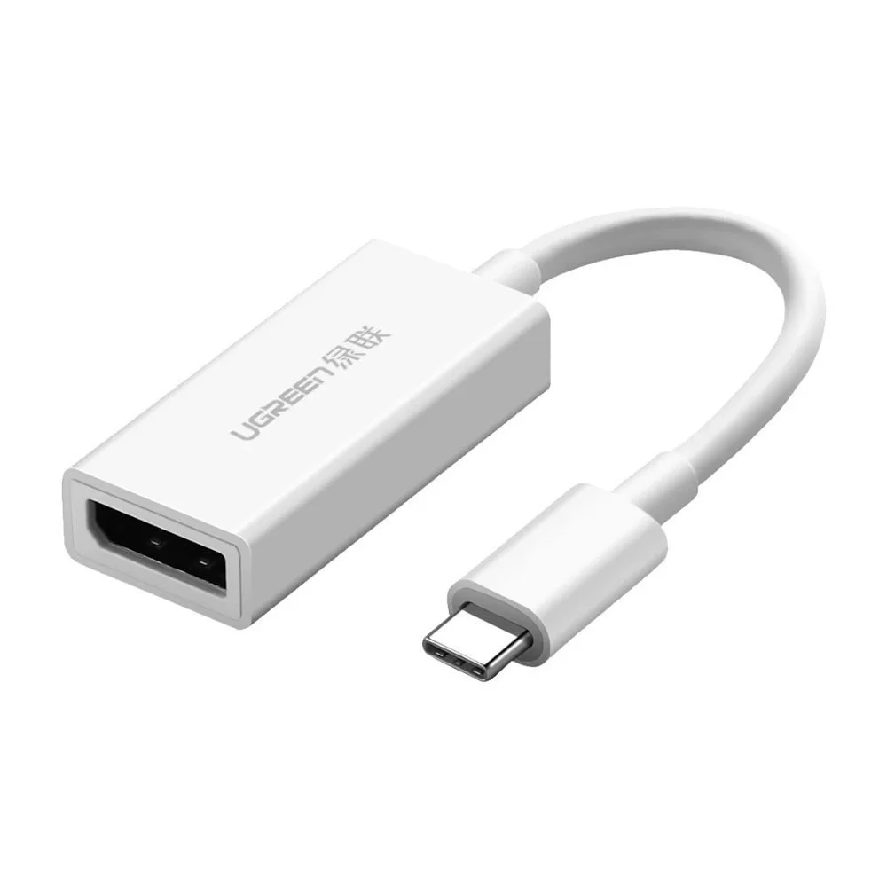 

Кабель USB Type-C(m)-DisplayPort(20F) 4K, экранированный, 15 см, белый UGREEN ₨4600 (40372), ₨4600