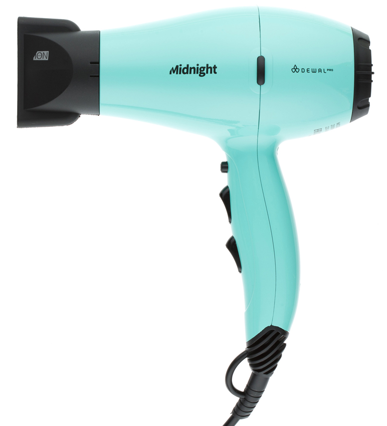 

Фен Dewal Pro Midnight 2000Вт, режимов: 6, насадок: 2, зеленый (03-107 Mint), Midnight