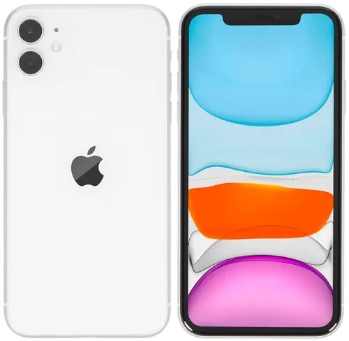 

Смартфон Apple iPhone 11 A2221, 6.1" 828x1792 IPS, Apple A13 Bionic, 64Gb, 3G/4G, NFC, Wi-Fi, BT, 2xCam, Lightning, iOS 13, белый (MHDC3VN/A), iPhone 11 A2221