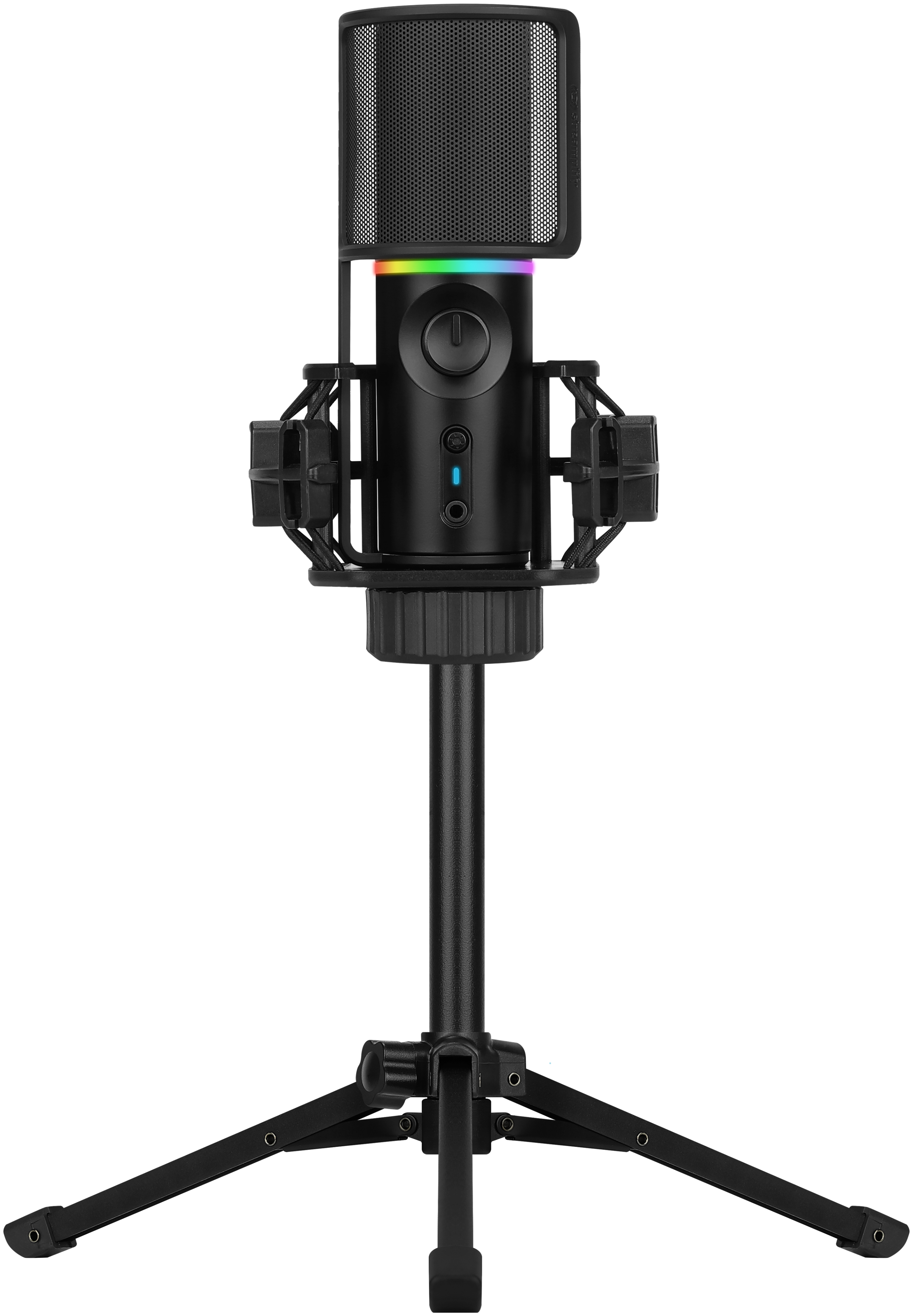 

Микрофон Streamplify MIC TRIPOD, конденсаторный, черный (MIC-48-RGB-TP-BK), MIC TRIPOD