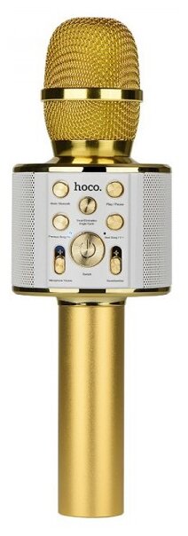

Микрофон HOCO BK3, конденсаторный, золотистый (6957531065777), BK3