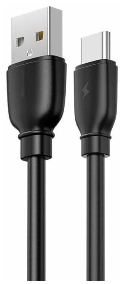 

Кабель USB Type-C-USB, 2.4A, 1м, черный Remax Suji Pro RC-138a (RC-138a / 6972174158280), RC-138a