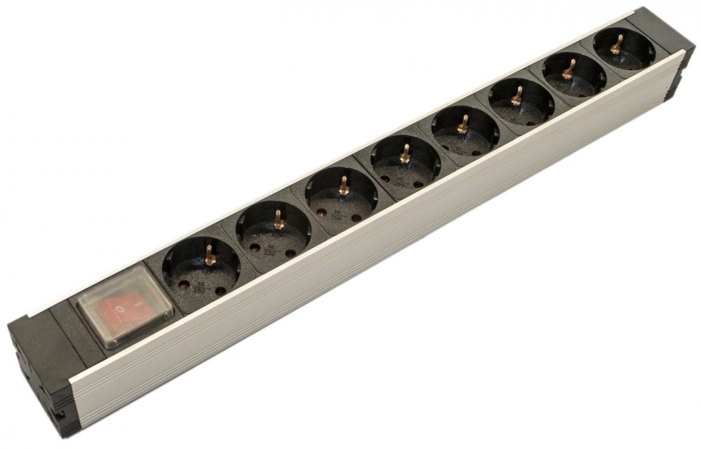 

Блок розеток (PDU) Hyperline, кол-во розеток:8 (8xЕвро), 10А, черный/серебристый (SHZ19-8SH-S-IEC)