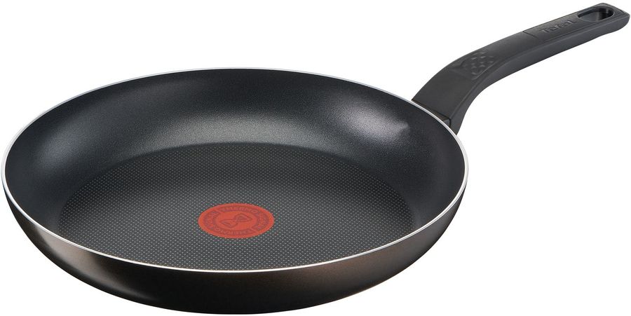 

Сковорода Tefal Easy Easy Plus 22см, алюминий, антипригарное покрытие, черный без крышки (9100042513), Easy