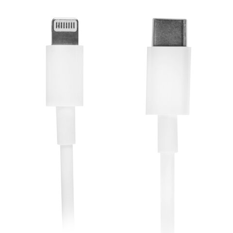 

Кабель Lightning 8-pin-USB Type-C, 3A, 1м, белый SONNEN (513612)