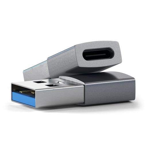 

Переходник (адаптер) USB-USB Type-C, серый Satechi (ST-TAUCM)