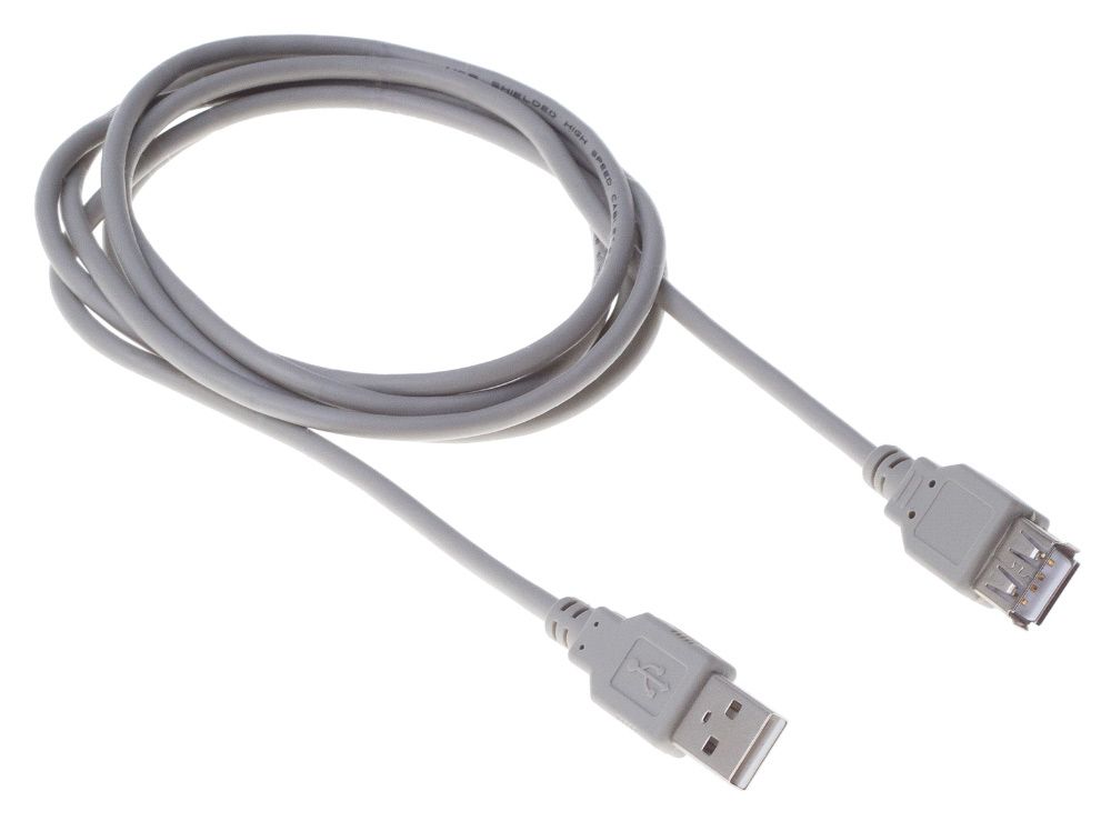 

Кабель-удлинитель USB(Am)-USB(Af), 3 м, серый, Buro (BHP RET USB_AF30)