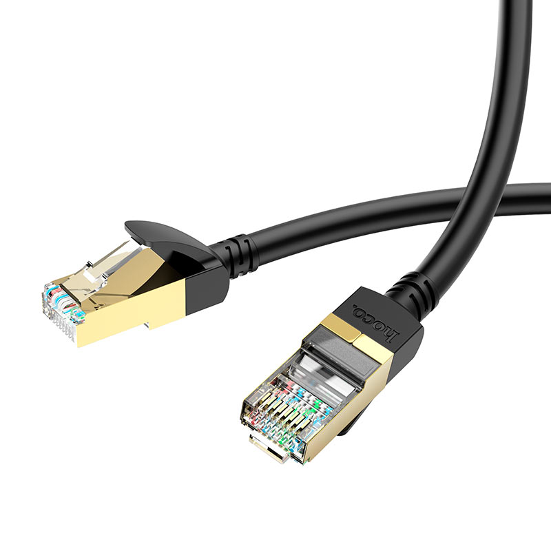 

Патч-корд UTP кат.6, 1м, RJ45-RJ45, черный, CU, HOCO Level US02 (761958), US02