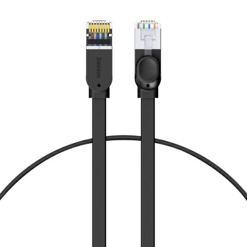 

Патч-корд UTP кат.6, 0.5м, RJ45-RJ45, черный, плоский, Baseus PCWL-A01 (6953156217058), PCWL-A01