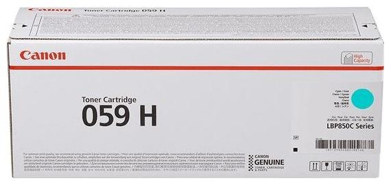 

Картридж лазерный Canon 059H/3626C001, голубой, 13500 страниц, оригинальный для Canon i-SENSYS LBP852Cx LBP852, 059H