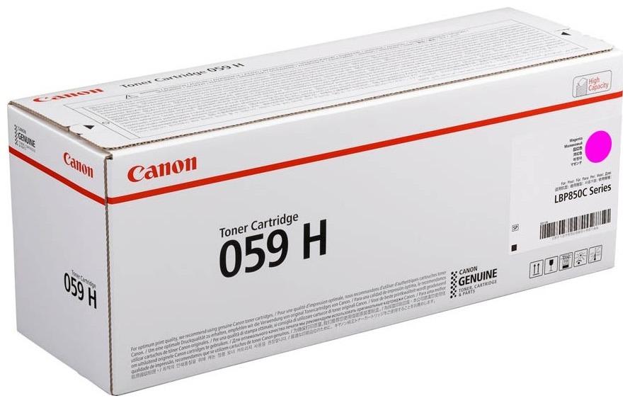 

Картридж лазерный Canon 059H/3625C001, пурпурный, 13500 страниц, оригинальный для Canon i-SENSYS LBP852Cx LBP852, 059H