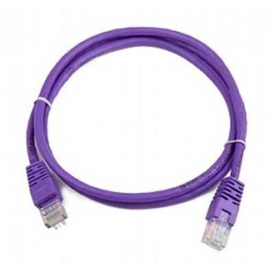 Патч-корд UTP кат.5e, 0.25м, RJ45-RJ45, фиолетовый, CCA, Bion BNPP12-0.25M/V (BCL-PP12-0.25M/V)