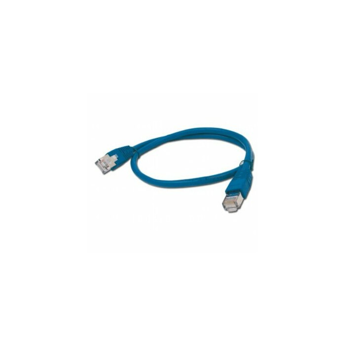 Патч-корд UTP кат.5e, 0.25м, RJ45-RJ45, синий, CCA, Bion BNPP12-0.25M/B (BCL-PP12-0.25M/B)