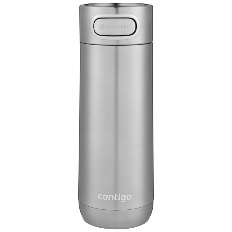 

Термокружка Contigo Luxe, 470 мл, корпус сталь/колба сталь, стальной (2115522), Luxe