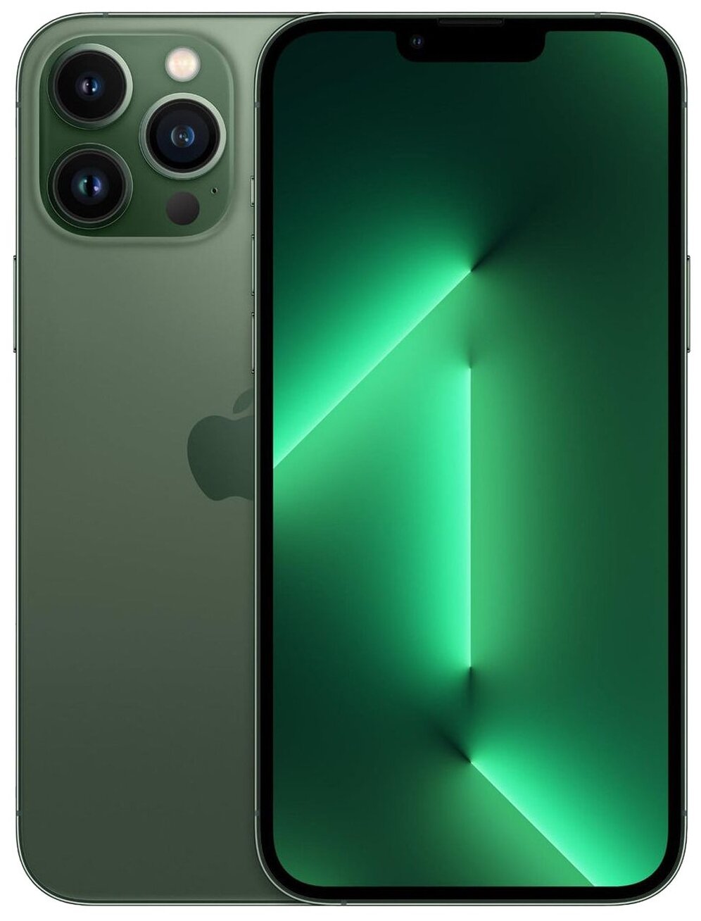 

Смартфон Apple iPhone 13 Pro Max A2643, 6.7" 2778x1284 OLED, Apple A15 Bionic, 128Gb, 3G/4G/5G, NFC, Wi-Fi, BT, 3xCam, 2-Sim (nano SIM+eSIM), Lightning, iOS 15, зеленый (MNCY3ZD/A), iPhone 13 Pro Max A2643