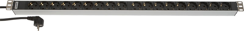 

Блок розеток (PDU) Hyperline, кол-во розеток:18 (18xЕвро), черный/серебристый, кабель питания 2.5 м (SHT-18SH-2.5EU)