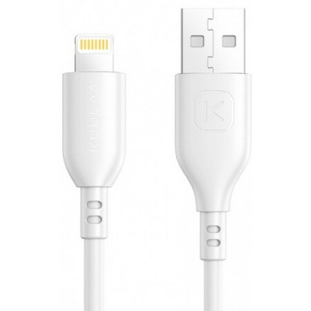 

Кабель USB 3.0(Am)-Lightning 8-pin(m), MFi, 2.4A, 1м, белый KUULAA KL-X08W (KL-X08W), KL-X08W
