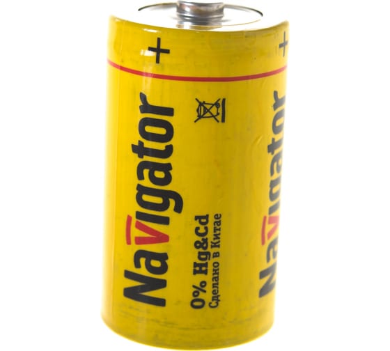 

Батарейка Navigator D (LR20/13А), 1.5V, 2 шт. (94761)
