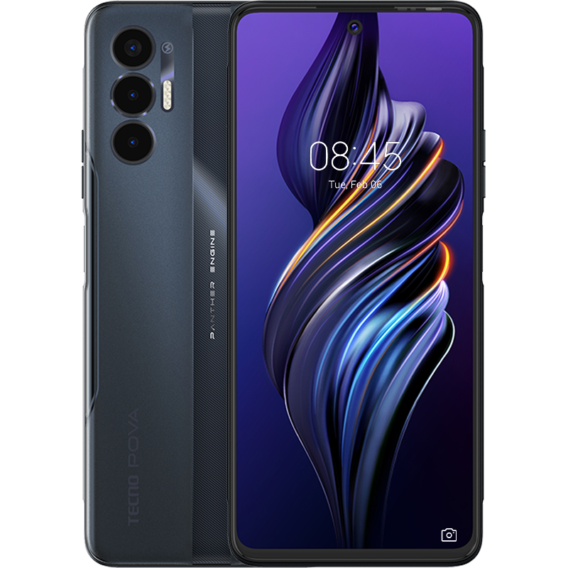 Смартфон Tecno POVA 3 6Gb/128Gb Android черный