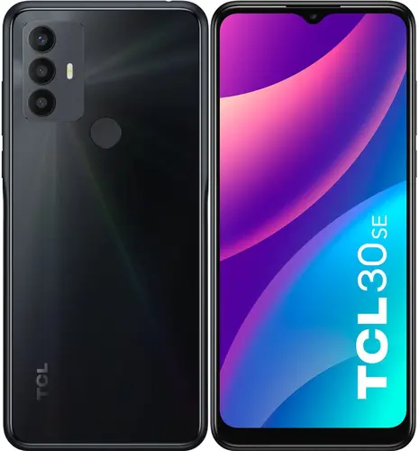 

Смартфон TCL 30SE, 6.52" 720x1600 IPS, MediaTek Helio G25, 4Gb RAM, 64Gb, 3G/4G, NFC, Wi-Fi, BT, 3xCam, 2-Sim, 5000 мА⋅ч, USB Type-C, Android 12, темно-серый (TCL-6165H-2ALCRU12), 30SE