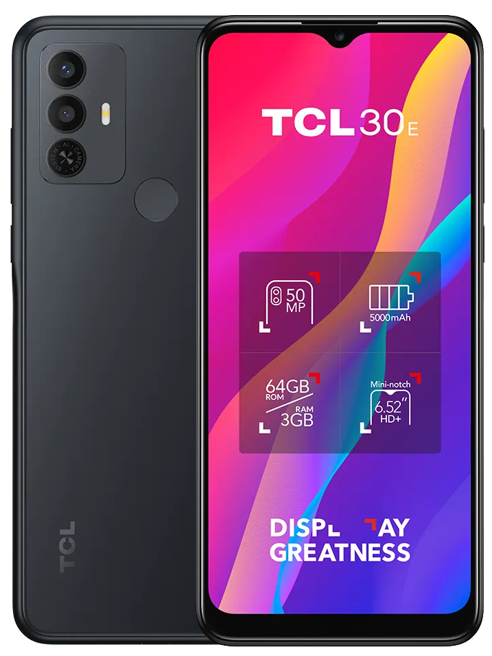 Смартфон TCL 30E 3Gb/64Gb Android серый