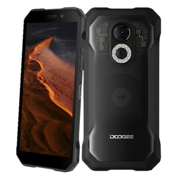 

Смартфон DOOGEE S61 Pro, 6" 720x1440 IPS, MediaTek Helio G35, 6Gb RAM, 128Gb, 3G/4G, NFC, Wi-Fi, BT, 2xCam, 2-Sim, 5180mAh, USB Type-C, Android 12, черный (S61 Pro_Transparent), S61 Pro