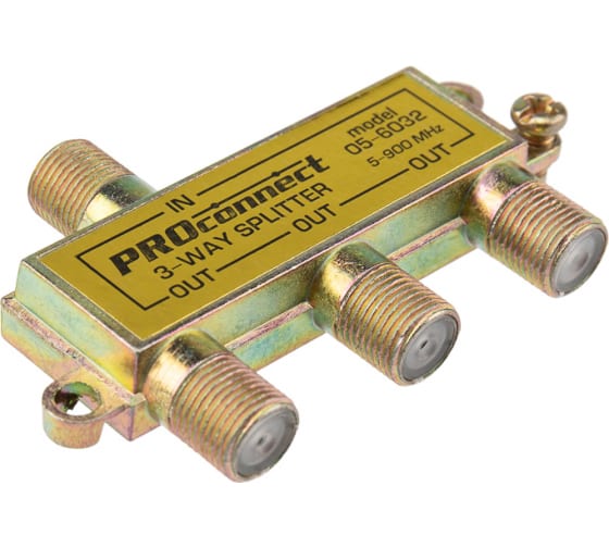 

Разветвитель TV-IN-3xTV-OUT Proconnect (05-6032)