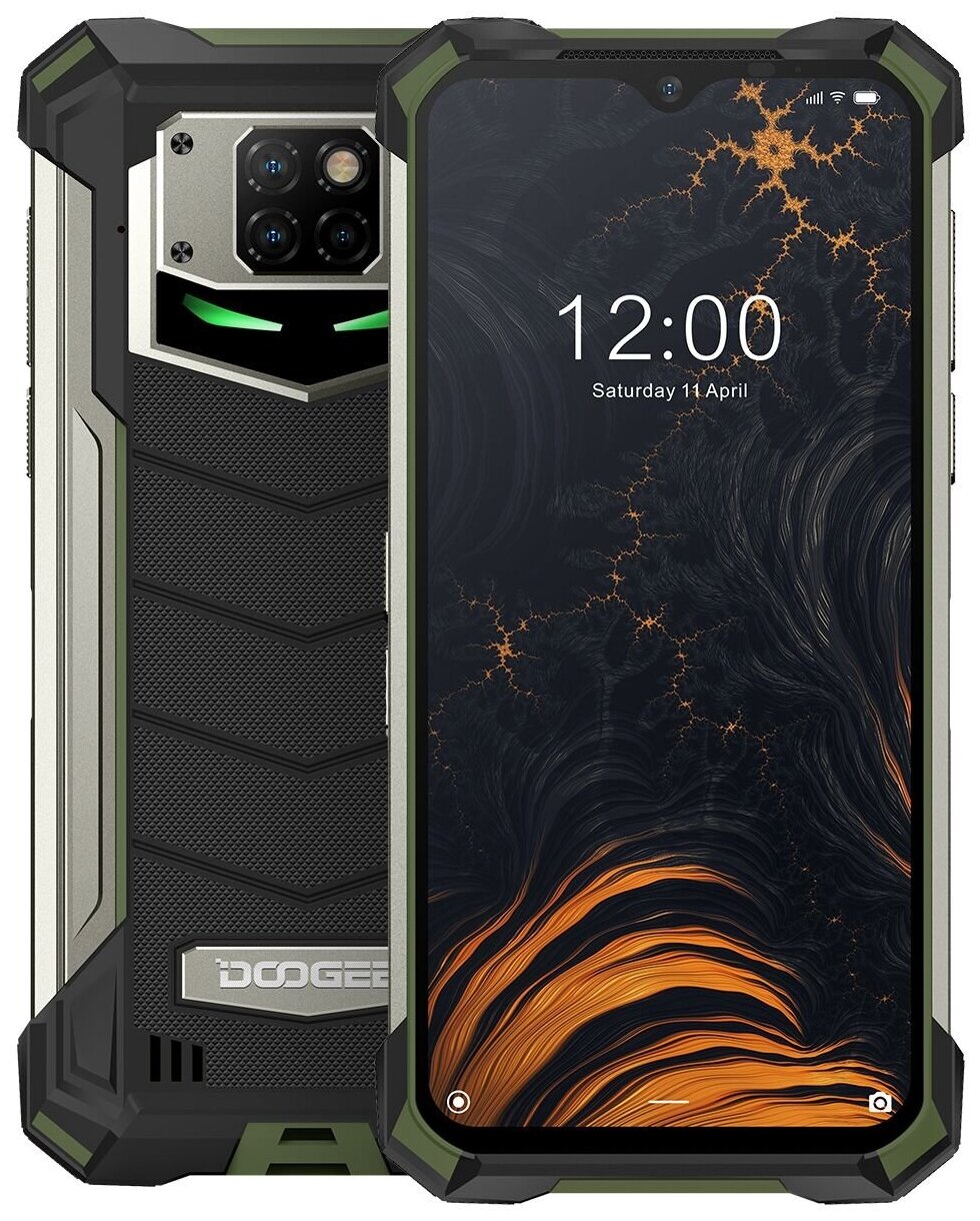 

Смартфон DOOGEE S88 Plus, 6.3" 1080x2340 IPS, MediaTek Helio P70, 8Gb RAM, 128Gb, 3G/4G, NFC, Wi-Fi, BT, 3xCam, 2-Sim, 10000 мА⋅ч, USB Type-C, Android 10, черный (S88Plus_Mineral Black), S88 Plus