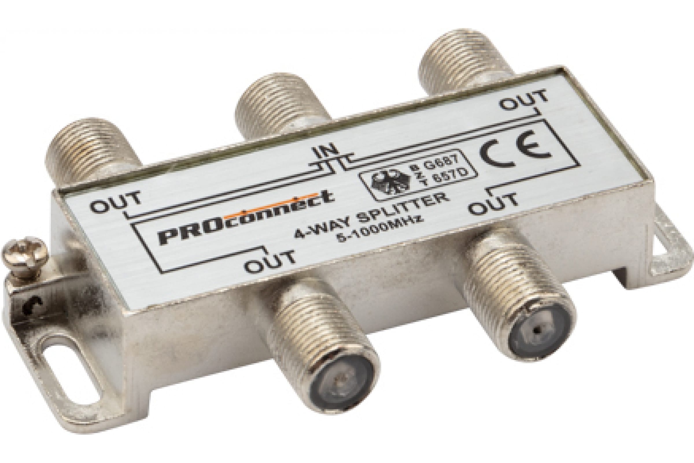 

Разветвитель TV-IN-4xTV-OUT Proconnect (05-6023)