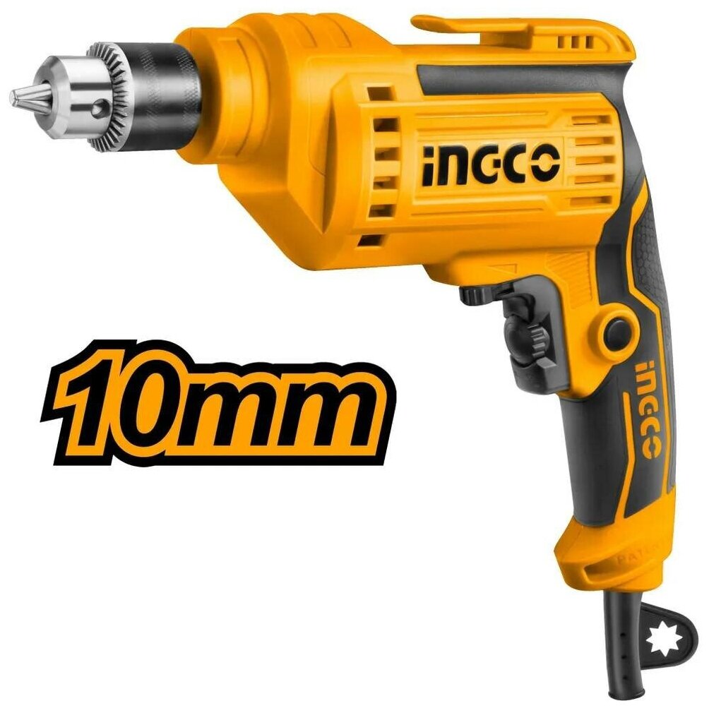 

Дрель Ingco ED50028, сетевая, 500 Вт, 3250 об/мин, 1.3 кг, ED50028