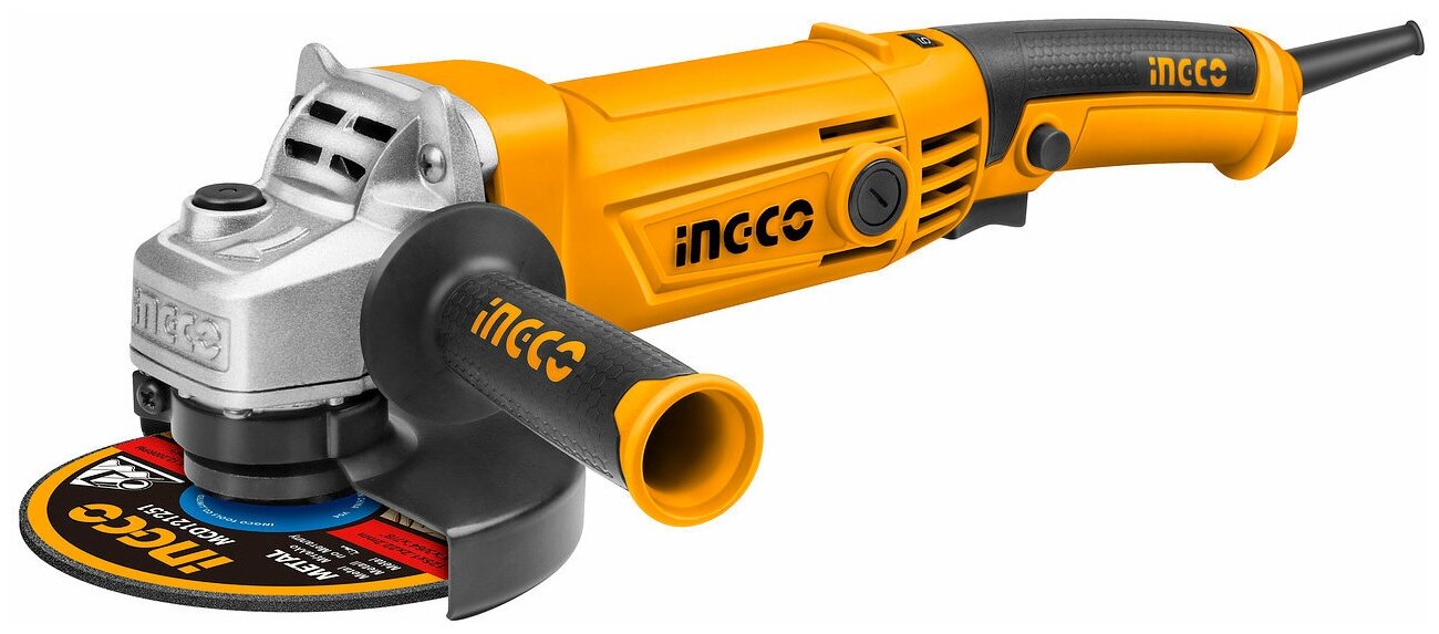 УШМ (болгарка) Ingco AG10108-5, 1.01 кВт, 12.5 см