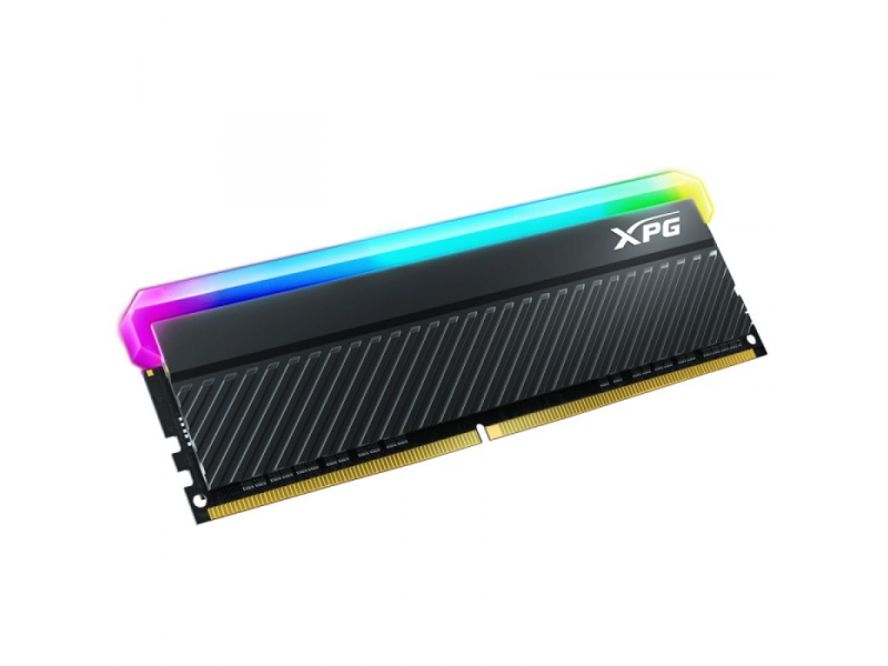 Память DDR4 DIMM 8Gb, 4133MHz, CL19, 1.4V ADATA XPG Spectrix D45G RGB (AX4U41338G19J-CBKD45G) - фото 1