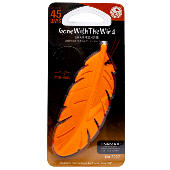 

Ароматизатор подвесной kogado Gone with the wind, полимер, White Musk (3227), Gone with the wind