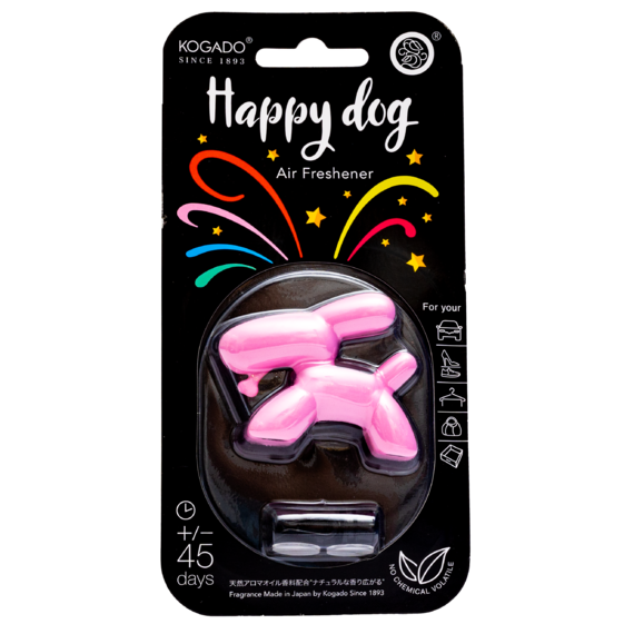 Ароматизатор на кондиционер kogado Happy Dog, полимер, BlackOpium (3302) - фото 1