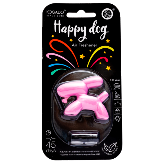 

Ароматизатор на кондиционер kogado Happy Dog, полимер, BlackOpium (3302), Happy Dog