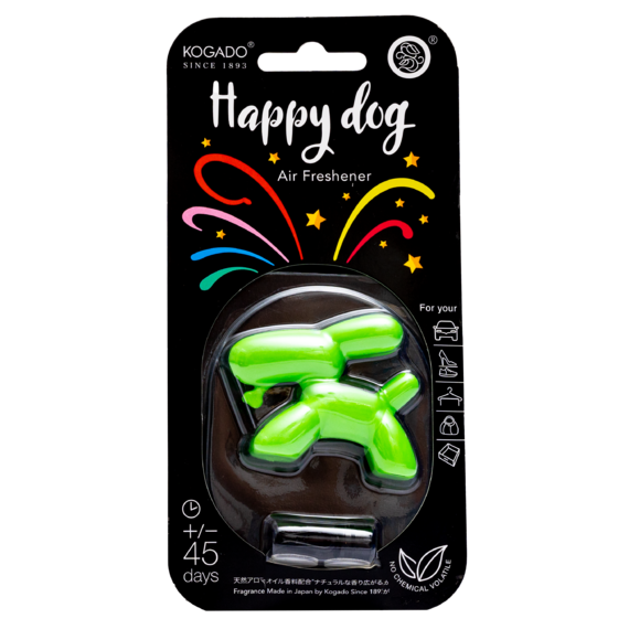 Ароматизатор на кондиционер kogado Happy Dog, полимер, Love Tulipe (3305) - фото 1