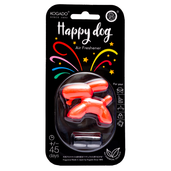 Ароматизатор на кондиционер kogado Happy Dog, полимер, Lucky Fairy (3303)