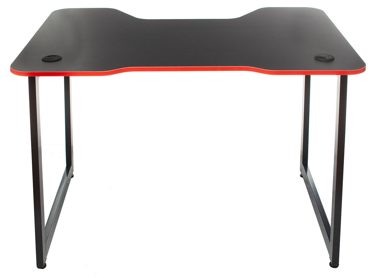 Игровой стол Бюрократ KNIGHT TABLE L, ДСП/металл, черный/красный (KNIGHT TABLE L RED)