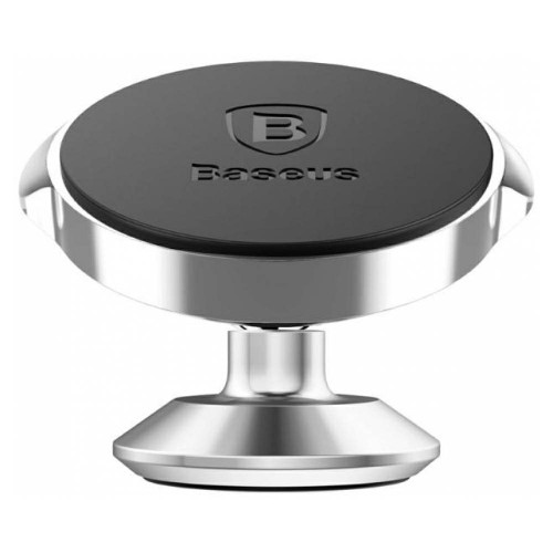 

Держатель автомобильный Baseus Small Ears, магнитный для смартфонов клеевая основа На торпедо, серебристый (00000356676), Small Ears
