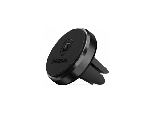

Держатель автомобильный Baseus Magnet SUGENT-MO01, магнитный для смартфонов зажим в воздуховод, черный (6953156242883), SUGENT-MO01