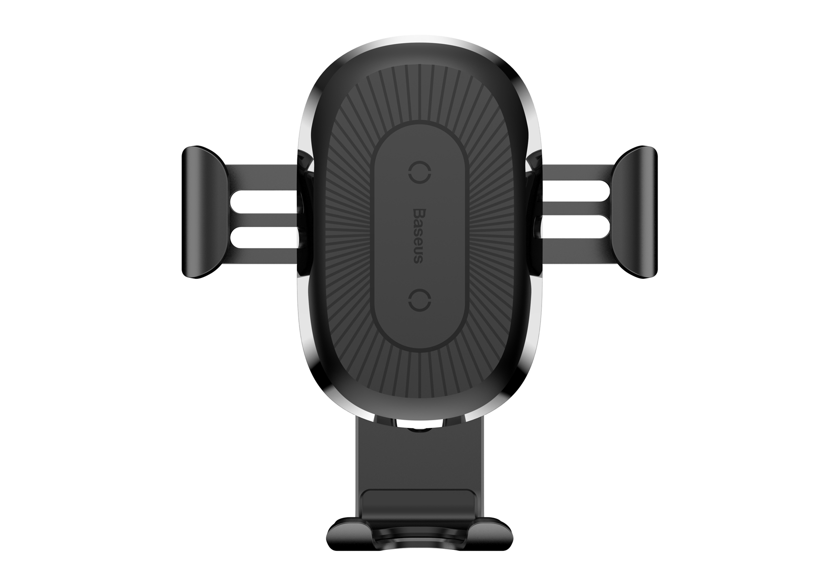 Держатель автомобильный Baseus Wireless Charger Gravity WXYL-01, гравитационный держатель для смартфонов зажим в воздуховод, черный (6953156270763) - фото 1
