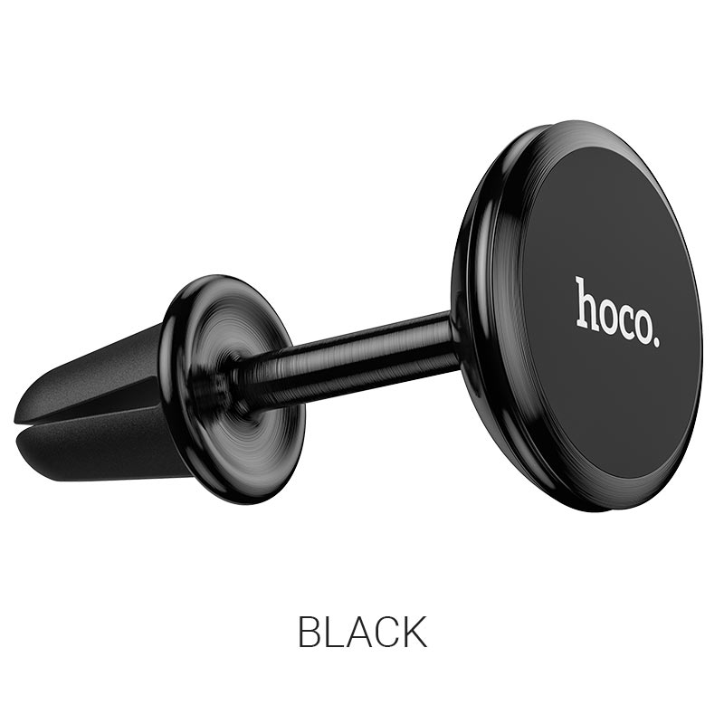 Держатель автомобильный Hoco Sagesse CA69, магнитный для смартфонов зажим в воздуховод, черный (6931474731715)