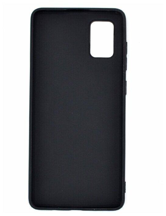 Чехол-накладка для смартфона samsung a51, силикон, black (798809)