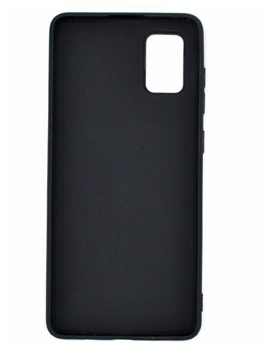 

Чехол-накладка для смартфона samsung a51, силикон, black (798809)
