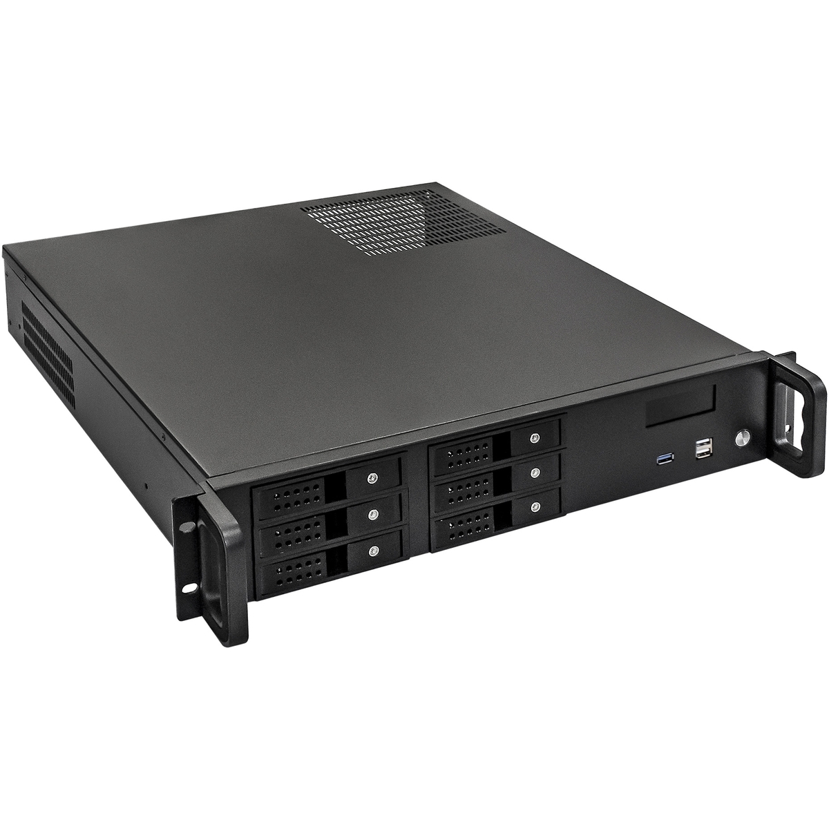 

Корпус Exegate Pro 2U480-HS06, mATX, 2U RM, 6x3.5 HS, 1x1200 Вт, черный (EX293335RUS), Pro 2U480-HS06